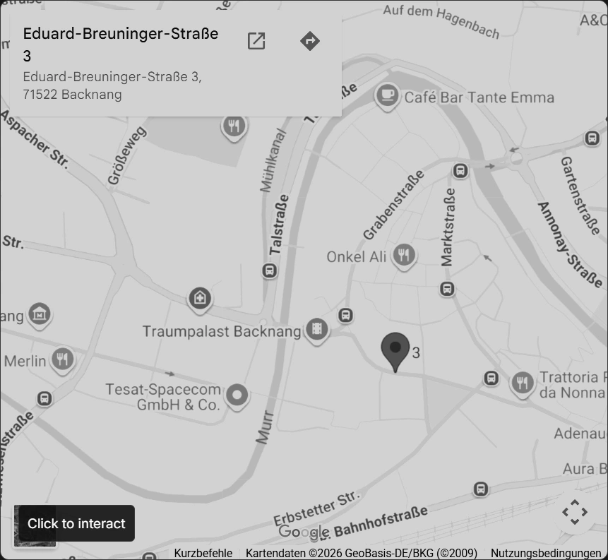 Karte von Style Expert Salon in Backnang